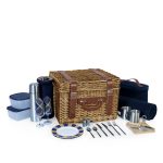 Canterbury Luxury Picnic Basket w/Deluxe Service for Two - 3
