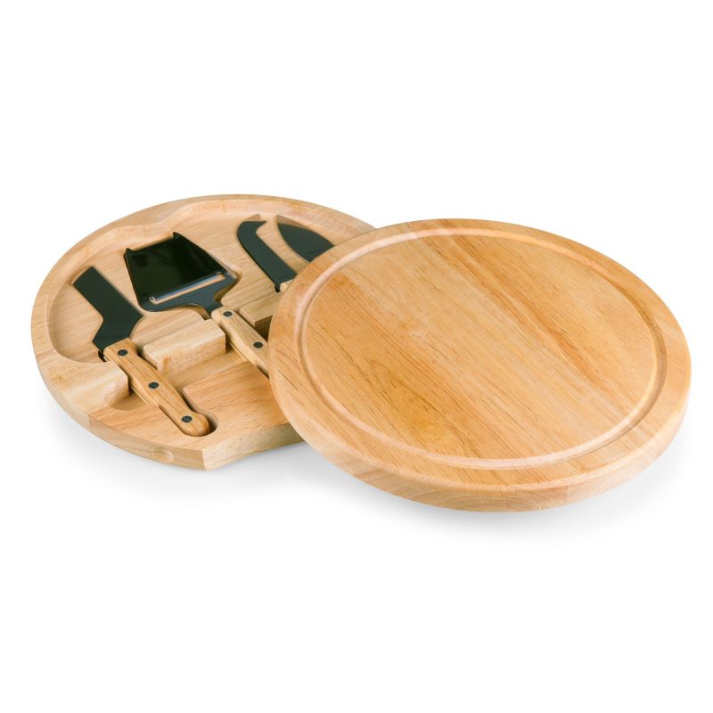 Circo - Circular Cutting Board w/4 Stainless Steel Cheese Tools - 1