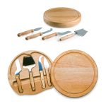 Circo - Circular Cutting Board w/4 Stainless Steel Cheese Tools - 3