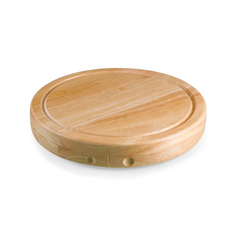 Circo - Circular Cutting Board w/4 Stainless Steel Cheese Tools - 5