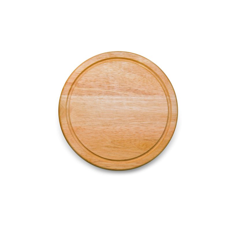 Circo - Circular Cutting Board w/4 Stainless Steel Cheese Tools - 7