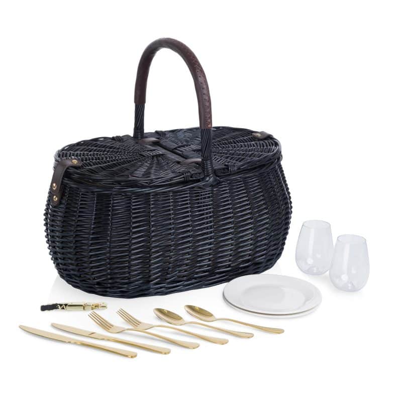 Evening Picnic Basket with Service for Two - 2