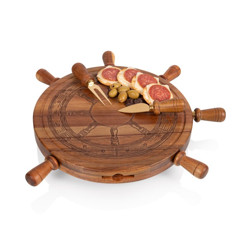 Helmsman Lazy Susan Cheese Board - 6