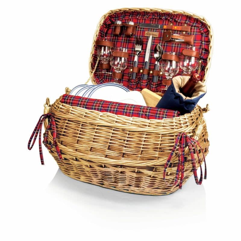 Highlander Picnic Basket w/Service for 4 - 1