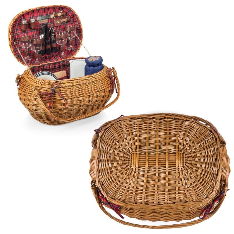 Highlander Picnic Basket w/Service for 4 - 2