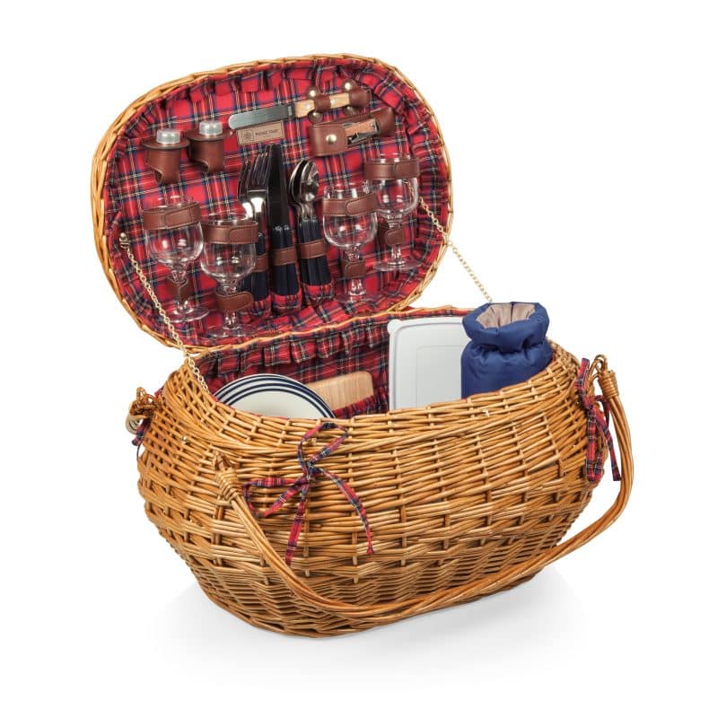 Highlander Picnic Basket w/Service for 4 - 3