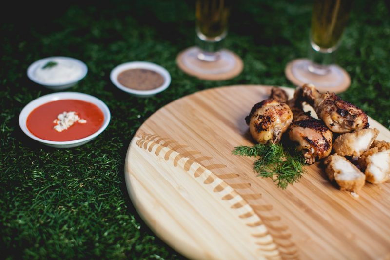 Homerun Baseball Cutting & Cheese Board/Serving Tray - 5