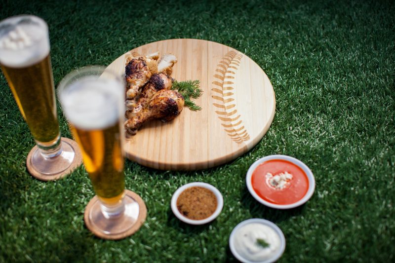 Homerun Baseball Cutting & Cheese Board/Serving Tray - 6