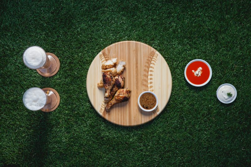 Homerun Baseball Cutting & Cheese Board/Serving Tray - 7