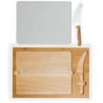 Icon Glass-Top Cutting/Cheese Board w/Removable Serving Tray - 1