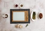 Icon Glass-Top Cutting/Cheese Board w/Removable Serving Tray - 6