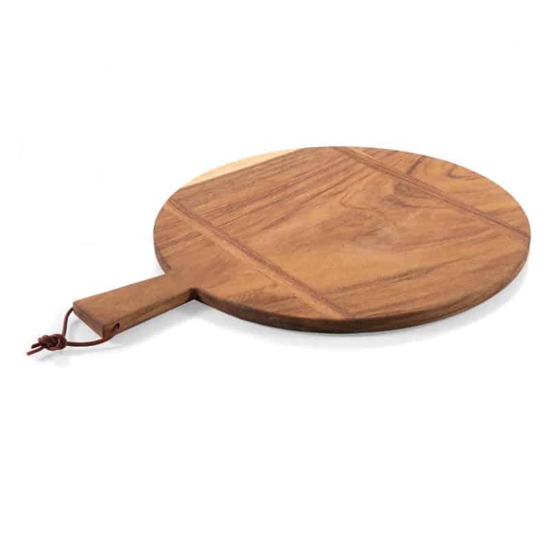 Madera Charcuterie Board Round - Caribbean Walnut 22.5" x 18" x 0.75" - 1