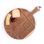 Madera Charcuterie Board Round - Caribbean Walnut 22.5" x 18" x 0.75" - 2