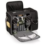 Malibu - Picnic Tote w/Deluxe Picnic Service for 2 - Solid Colors - 1