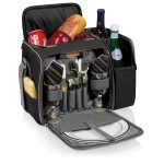 Malibu - Picnic Tote w/Deluxe Picnic Service for 2 - Solid Colors - 6