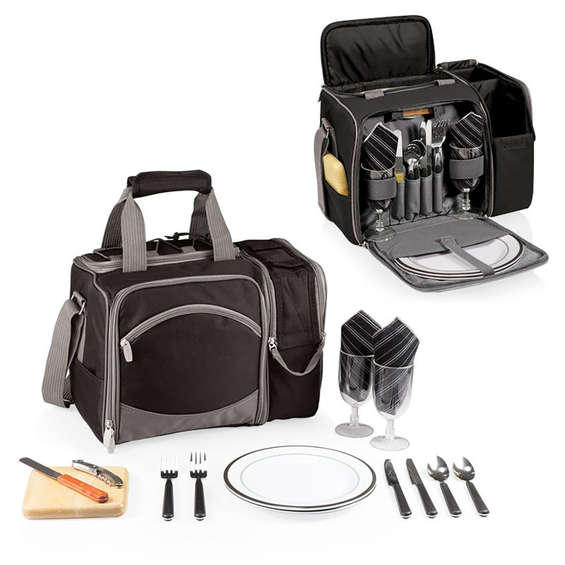 Malibu-Picnic-Tote-wDeluxe-Picnic-Service-for-2-Solid-Colors-508-23 Malibu - Picnic Tote w/Deluxe Picnic Service for 2 - Solid Colors