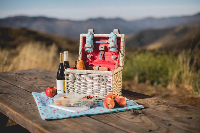 Napa Picnic Basket w/Service for Two - 6