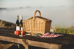 Piccadilly Double Lid Picnic Basket w/Service for Two - 6