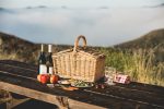 Piccadilly Double Lid Picnic Basket w/Service for Two - 8