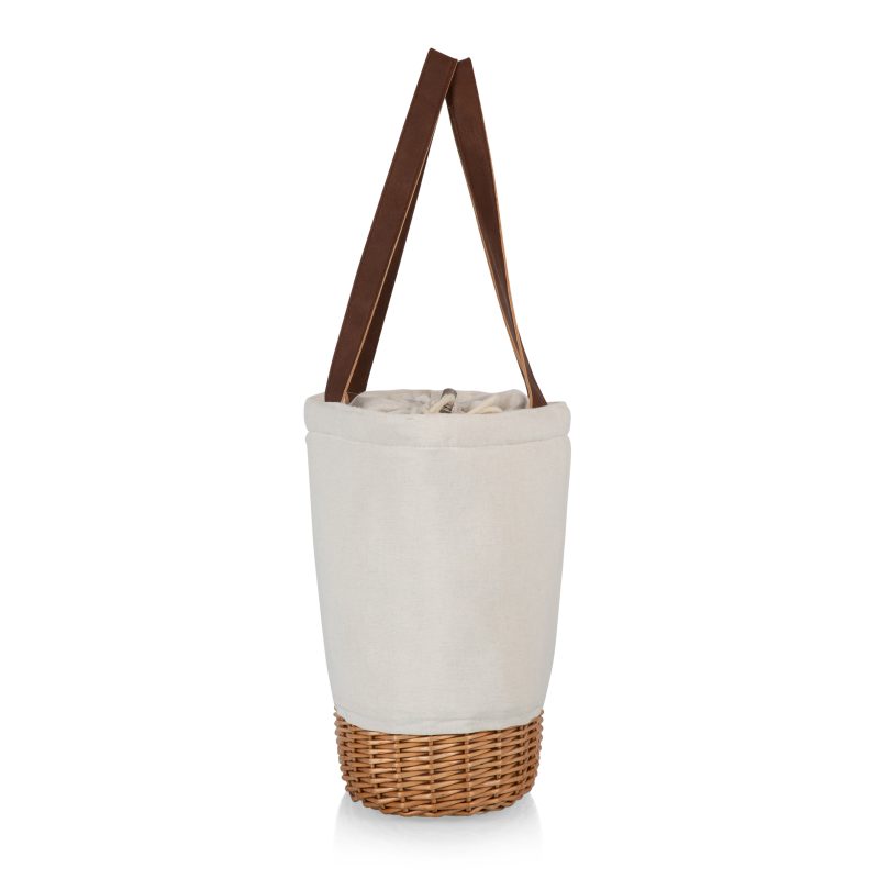 Pico Willow and Canvas Lunch Basket - 2