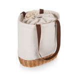 Pico Willow and Canvas Lunch Basket - 3