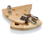 Swiss - Swivel Cutting & Cheese Board w/3 Cheese Tools - 3