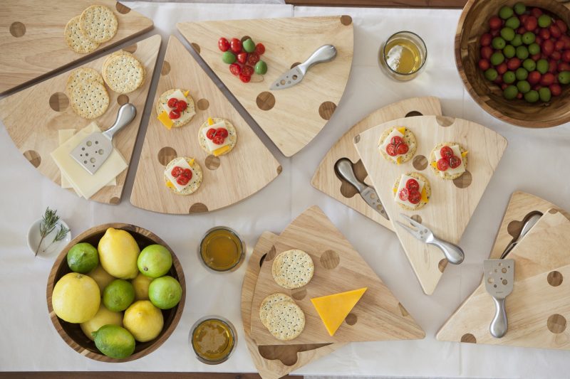 Swiss - Swivel Cutting & Cheese Board w/3 Cheese Tools - 7