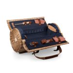 Verona Barrel Basket w/Wine & Cheese Service for 2 - 5