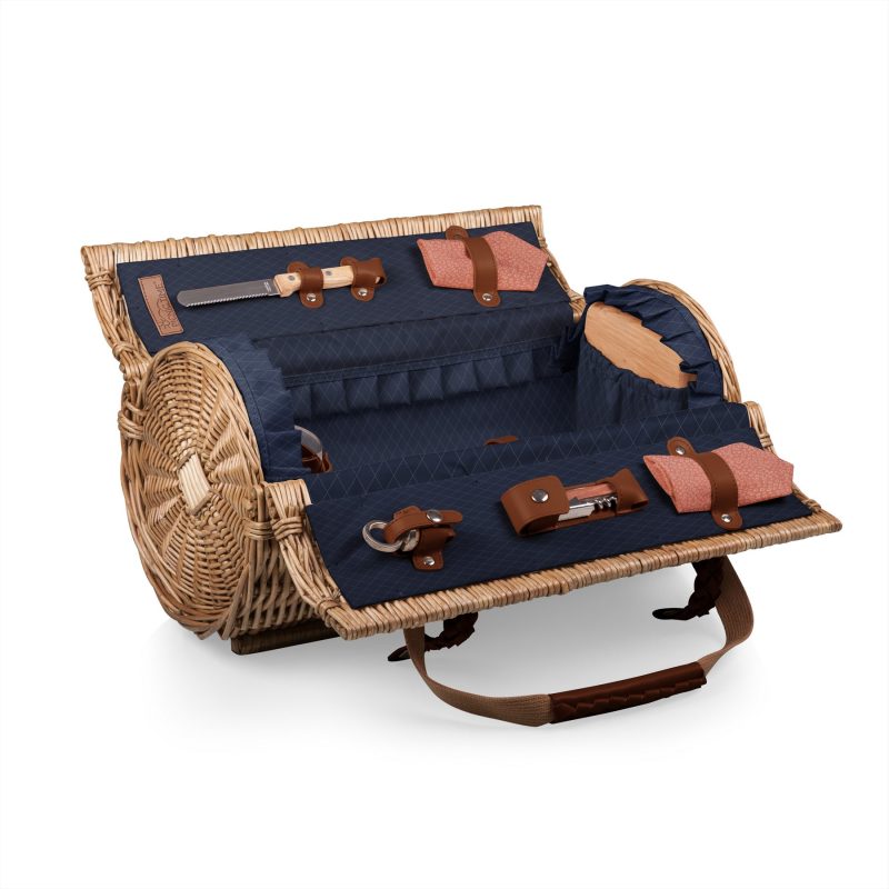 Verona Barrel Basket w/Wine & Cheese Service for 2 - 5