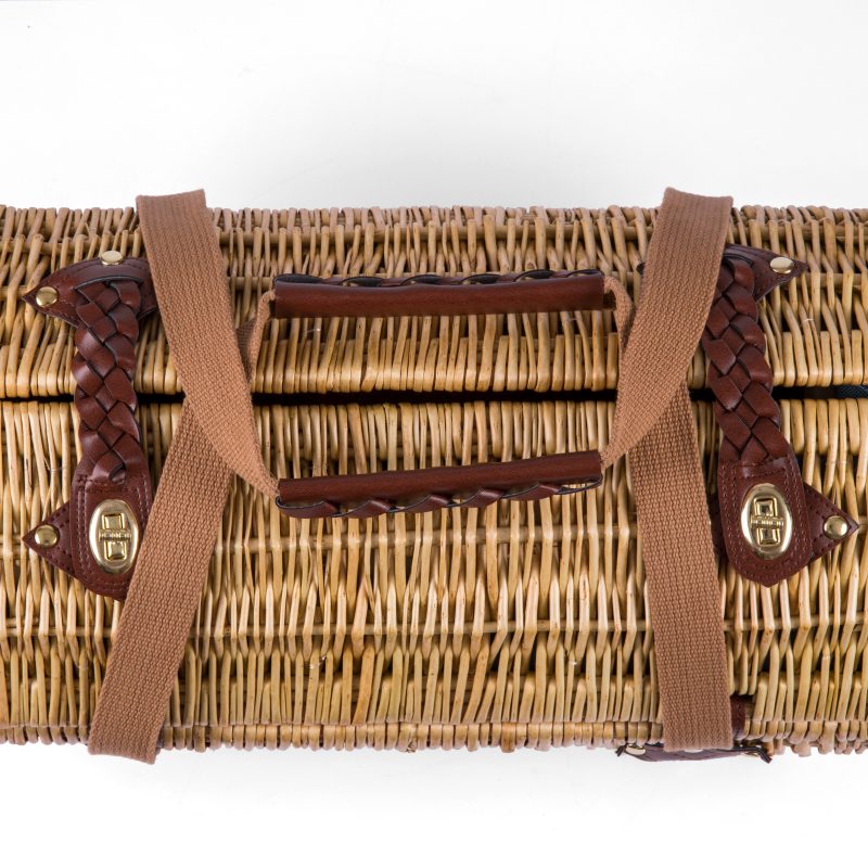 Verona Barrel Basket w/Wine & Cheese Service for 2 - 9