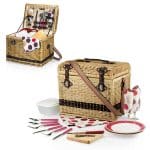 Yellowstone - Moka Picnic Basket w/Deluxe Service for 2 - 4