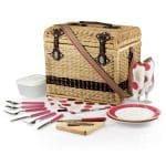Yellowstone - Moka Picnic Basket w/Deluxe Service for 2 - 6