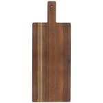 20" Rock & Branch® Dark Acacia Pinstripe Paddle Board - 1