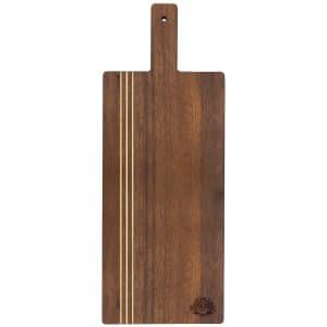 20" Rock & Branch® Dark Acacia Pinstripe Paddle Board