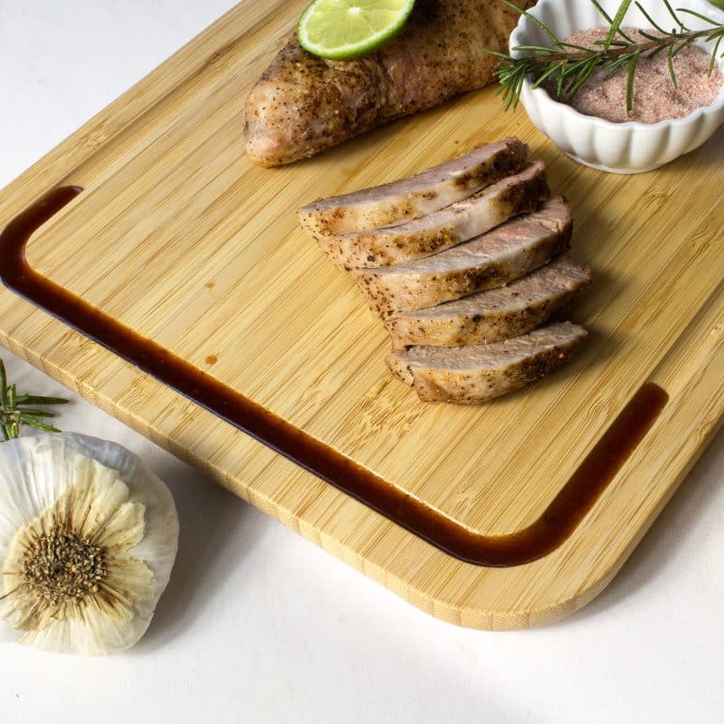 3Pc Bamboo Cutting & Serving Board Set - 2