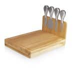 Asiago Cutting & Cheese Board w/Tuck Away Panel & 4 Cheese Tools - 4