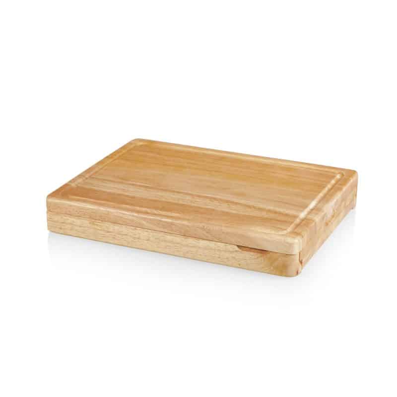 Asiago Cutting & Cheese Board w/Tuck Away Panel & 4 Cheese Tools - 6