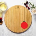 Decorative Holiday Ornament Cutting and Serving Board - 2