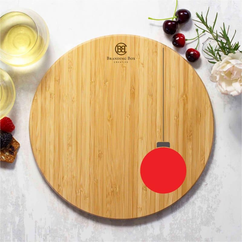 Decorative Holiday Ornament Cutting and Serving Board - 2