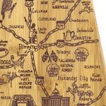 Destination Alabama Cutting & Serving Board - 4