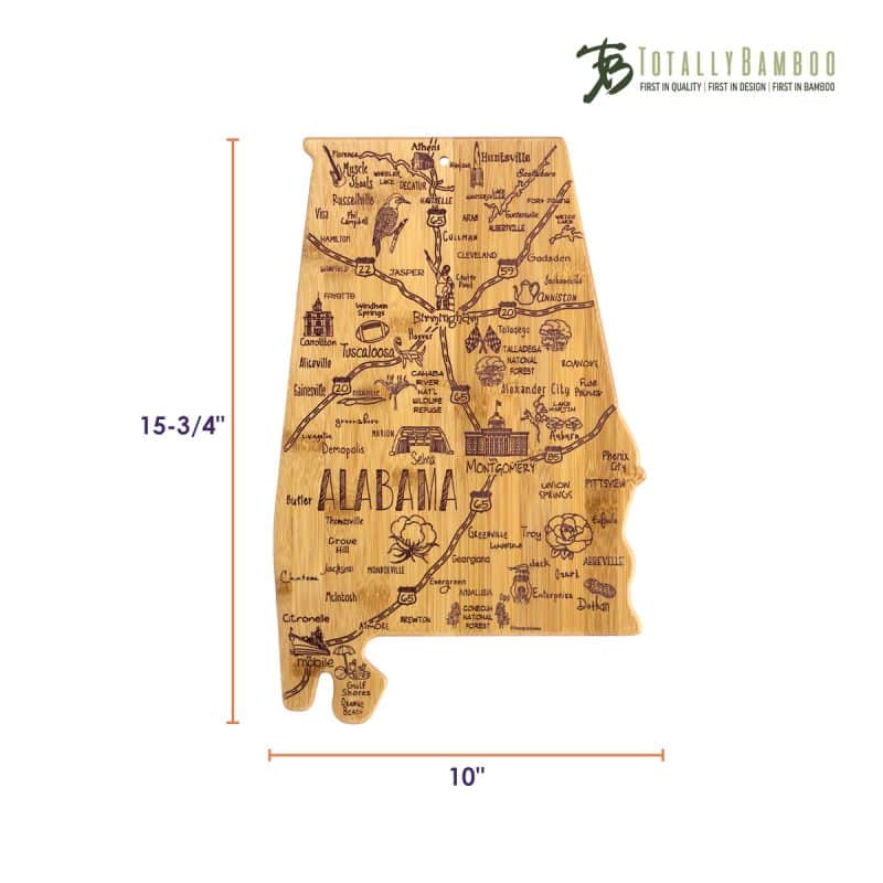 Destination Alabama Cutting & Serving Board - 7