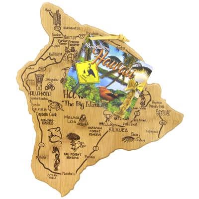 Destination Hawaii Big Island Cutting & Serving Board - 2