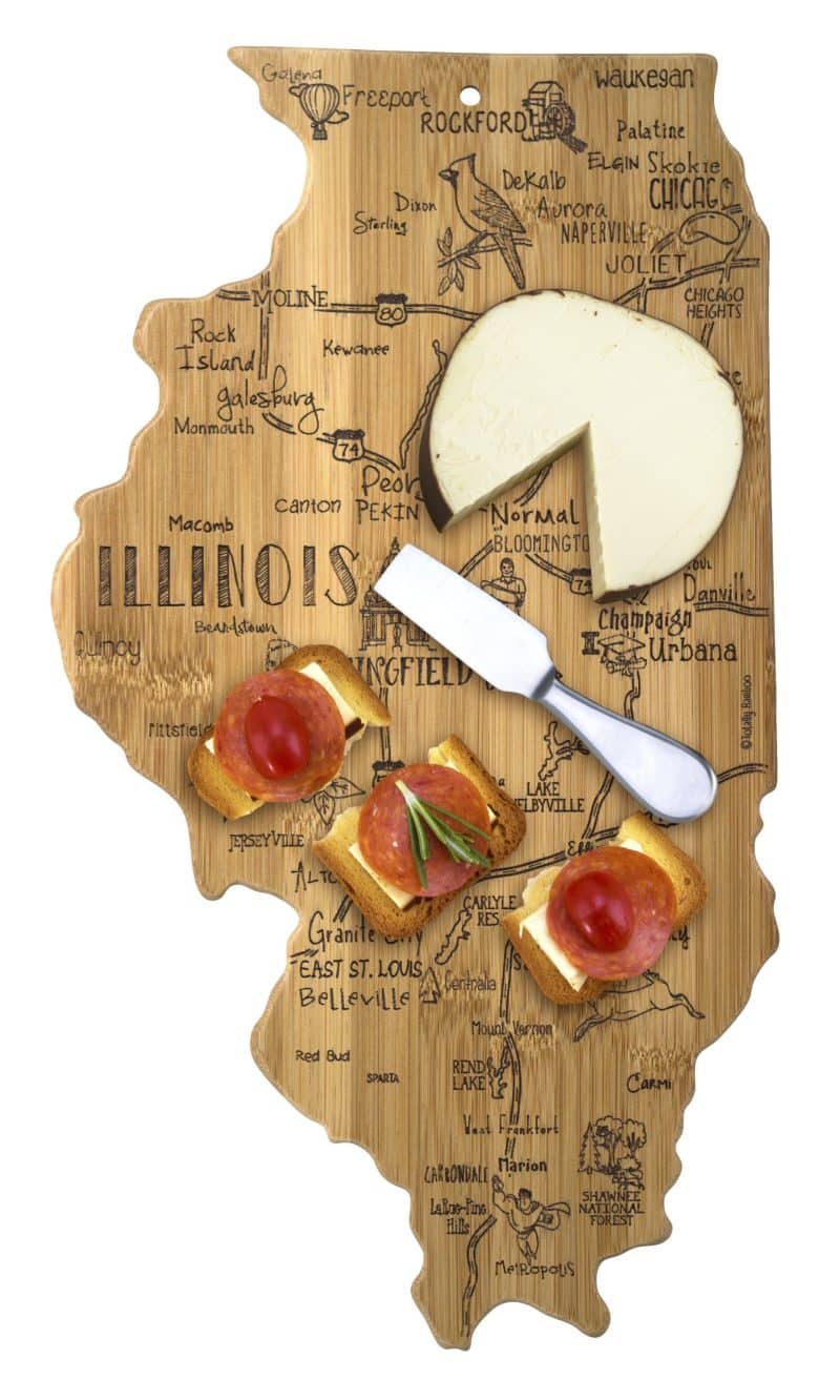 Destination Illinois Cutting & Serving Board - 2