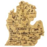 Destination Michigan Mitt Cutting & Serving Board