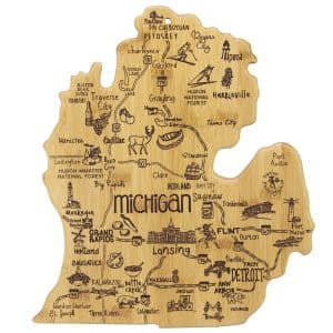 Destination Michigan Mitt Cutting & Serving Board
