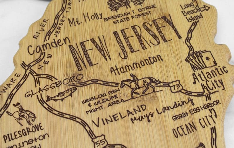 Destination New Jersey Cutting & Serving Board - 2