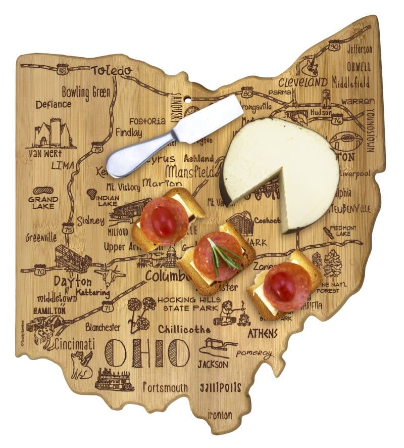 Destination Ohio Cutting & Serving Board - 3