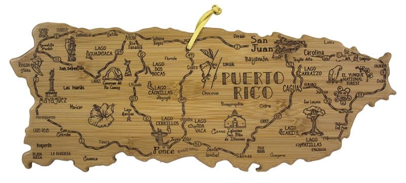 Destination Puerto Rico Cutting & Serving Board