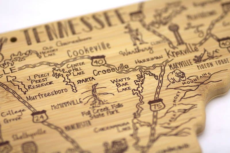 Destination Tennessee Cutting & Serving Board - 3