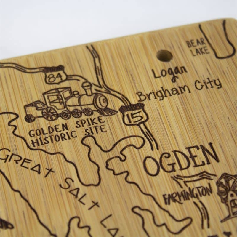 Destination Utah Cutting & Serving Board - 3